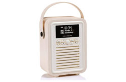 VQ Retro Mini DAB Radio - Cream.